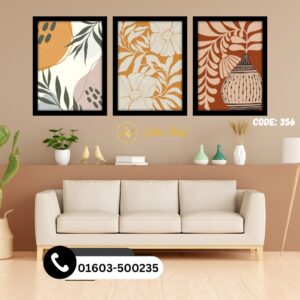 Flower vase 3p Canvas